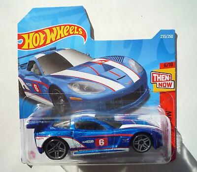 Buy Hot Wheels (Blue) Corvette C6R Then And Now 6/10 (Short Card) 233/250 HCV35 • 2.65£