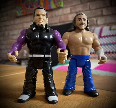 Buy WWE Retro Figures Matt & Jeff Hardy The Hardy Boys WWF Mattel • 32.95£