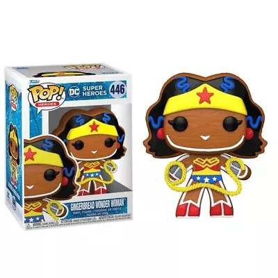 Buy Funko POP! Heroes: DC Holiday - Wonder Woman - WW - Gingerbread - DC Comics - Co • 14.99£