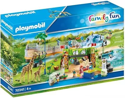 Buy Playmobil 70341 Large City Zoo Playset With Animals New & Sealed Damaged Box !! • 79.99£
