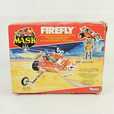 Buy Vintage Kenner MASK Firefly Boxed Vehicle Toy Julio Lopez Action Figure • 59.99£