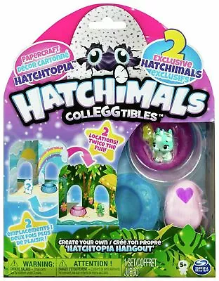 Buy Hatchimals CollEGGtibles HATCHTOPIA HANGOUT With TWO EXCLUSIVE FIGURES • 7.90£