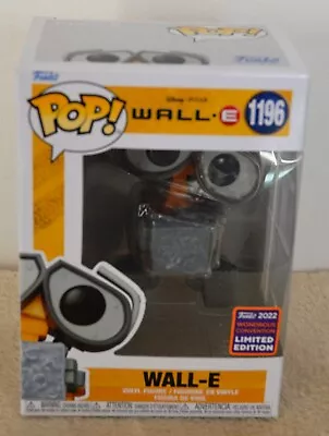 Buy Disney Pixar Funko Pop WALL-E 1196 Wondercon 2022 LE • 34.94£