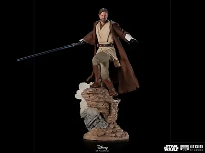 Buy Star Wars Episode III Ewan McGregor Obi-Wan Kenobi Statue Iron Studios Sideshow • 196.98£