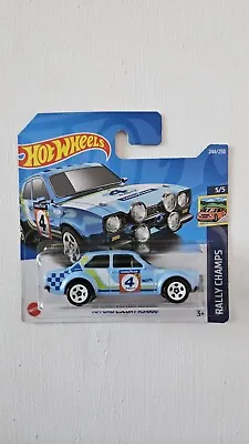 Buy Hot Wheels '70 Ford Escort RS1600 Rally Champs 5/5 2022 • 3.49£