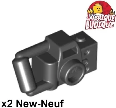 Buy Lego 2x Minifig Utensil Camera Type 2 Black/Black 30089b New • 1.64£