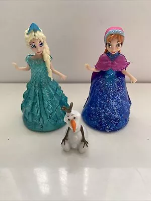 Buy Disney Princess Magiclip Glitter Glider Dolls Frozen Elsa, Anna & Olaf • 20£