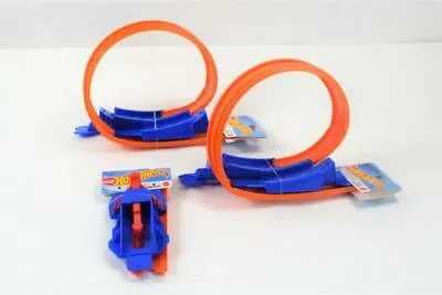 Buy LOT OF 2 Hot Wheels Loop Builder Race Track With Launcher • 9.25£