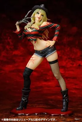 Buy Horror Movie Freddy Vs Jason Bishoujo Freddy Statue Anime Action Figure Toy Box • 39.59£
