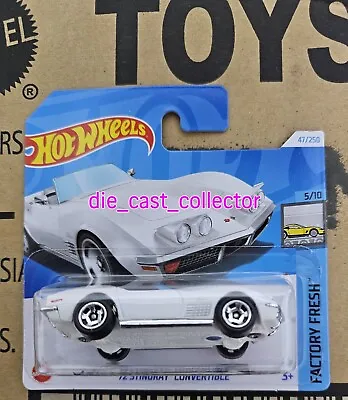 Buy HOT WHEELS 2024 C Case '72 STINGRAY CONVERTABLE Boxed Shipping Combined Post • 2.95£