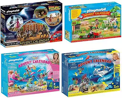 Buy Playmobil Christmas Advent Calendars With Action Figures And Accessories • 15.49£