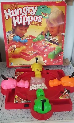 Buy THE HUNGRY HIPPOS Board Game Hasbro Vintage 1980s  • 20£