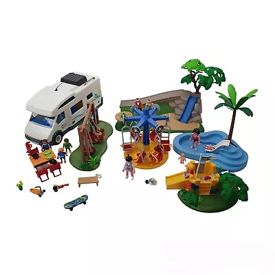 Buy Playmobil Bundle X 2 Children's Playground 5024 & Summer Fun Camper 6671 Boxed • 44.99£