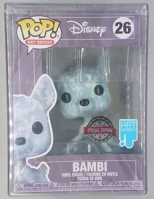 Buy #26 Bambi - Art Series Disney New & Sealed Funko POP With Hard Stack • 24.99£