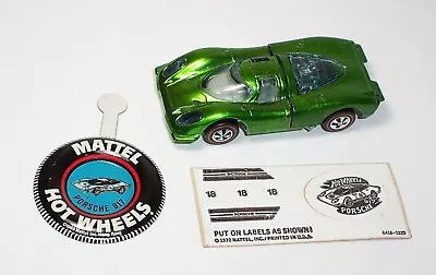 Buy HOT WHEELS Mattel Vintage Redline 1970 PORSCHE 917 & STICKER SHEET  USA  - MINT • 34£