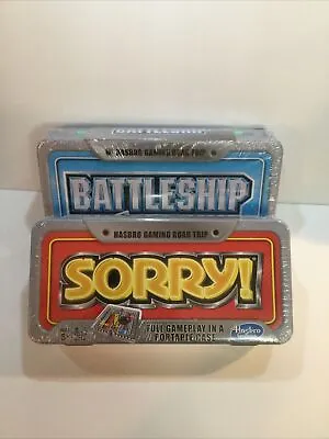 Buy Sorry! And Battleship Hasbro Gaming Road Trip Full Gameplay New • 24.60£
