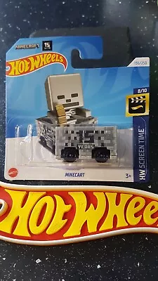 Buy Hot Wheels ~ Minecart, Minecraft, Grey, S/Card.  More NEW Movie Models Listed!! • 3.39£