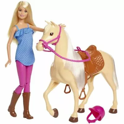 Buy Mattel FXH13 Barbie Horse & Doll • 53.06£