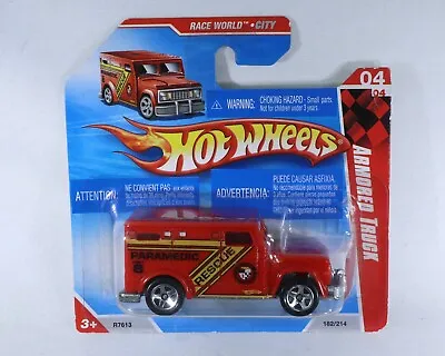 Buy Hot Wheels Armored Truck In Red From Race World City Series 4/4 • 4.99£