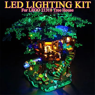 Buy LED Light Kit For LEGOs Ideas Tree House 21318 With Battery Box • 24.83£