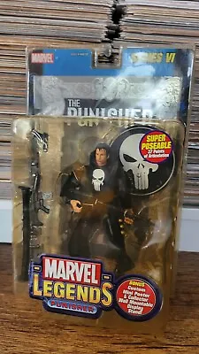 Buy Toy Biz Marvel Legends Movie Punisher Series 6 VI Silver Foil Poster RARE • 59.95£