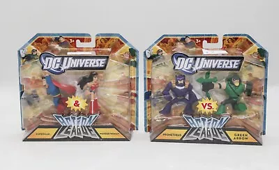 Buy Bnib 2 X Mattel Dc Universe Action League Double Pack Figures • 19.99£
