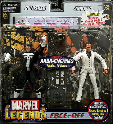 Buy Marvel Legends Face-off Pack Punisher Vs Jigsaw Toy Biz Figure   Soldout.  Rare   • 239.15£