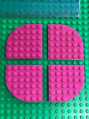 Buy Lego 4 X Technic Star Wars DARK PINK Angled (Rounded) Baseplate Board 6 X 6 Pin • 2.49£