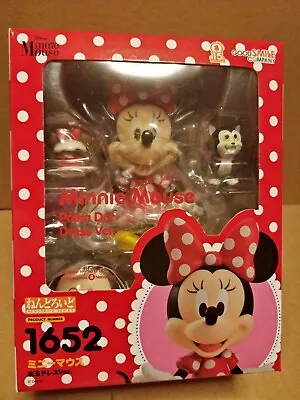 Buy Official Disney Minnie Mouse Polka Dot Dress Ver Nendoroid #1652 Figure - Sealed • 59.99£