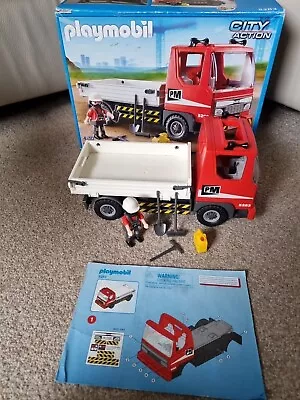 Buy Playmobil 5283 Construction Tipper Truck/ Lorry 99% Complete Boxed Condition.  • 10£