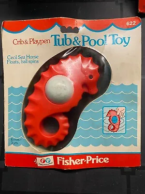 Buy (FR2) 1978 Fisher Price Tub & Pool Toy Cecil Sea Horse • 5.18£