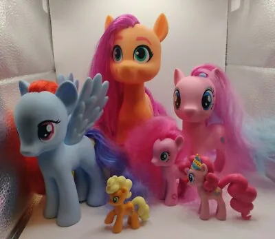 Buy 6 G3/4 My Little Ponies Pinkie Pie Miniature Party Hat Sunny Star Scout Rainbow • 7.50£