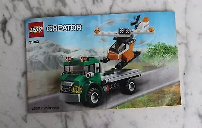 Buy LEGO Creator 31043 Chopper Transporter  -Retired- 100% Complete • 4.99£