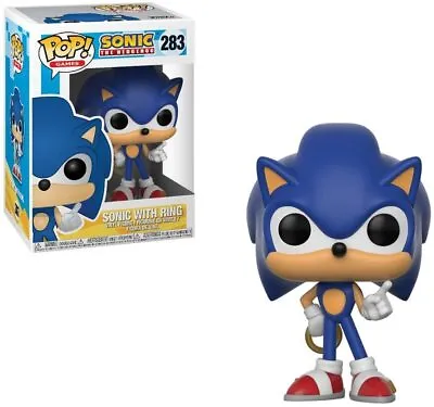 Buy Funko Pop! Sonic The Hedgehog SONIC W/ RING #283 Figure NEW & IN UK - GENUINE • 14.95£