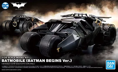 Buy BATMAN - The Dark Knight Trilogy - Batmobile Batman Begins 1/35 Model Kit Bandai • 52.70£