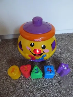 Buy Fisher-Price Laugh And Learn Cookie Jar 5 Shapes Numbers Musical Lights-Up 6-36m • 14.99£