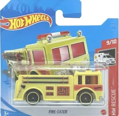Buy Hot Wheels 2021 Fire Eater Fire Engine Free Boxed Shipping  • 7.99£