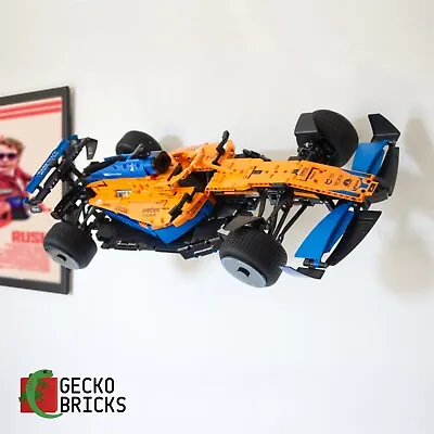 Buy Gecko Bricks Wall Mount For LEGO Technic McLaren Formula 1 Race Car 42141 F1 • 17£