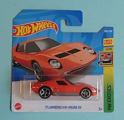 Buy Hot Wheels. '71 Lamborghini Miura SV. New Collectible Toy Model Car. HW Exotics. • 4£