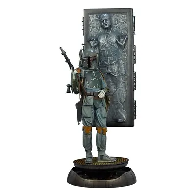 Buy Star Wars Premium Format Statue Boba Fett And Han Solo In Carbonite 70cm • 941.89£