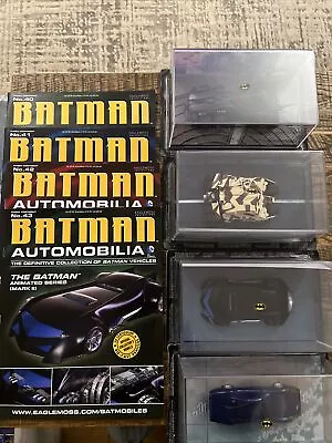 Buy Joblot Eaglemoss Batman Automobilia Mags And Cars #40 41,42,43 • 9.99£