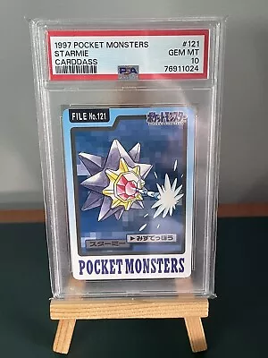 Buy Pokemon 1997 Bandai Carddass PSA 10 Starmie Gem Mint - Pop 16 • 158.10£