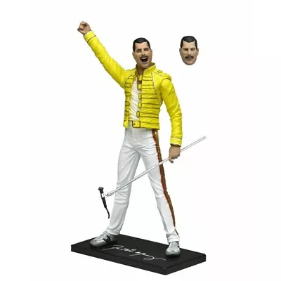 Buy Queen Freddie Mercury Yellow Jacket 7 Inch Scale Action Figure • 40.73£