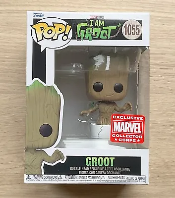 Buy Funko Pop Marvel I Am Groot - Groot MCC #1055 + Free Protector • 29.99£