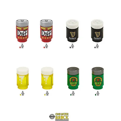 Buy Beer/Pint Accessories | Custom Printed LEGO Parts | Kit Made With Real LEGO • 7.99£