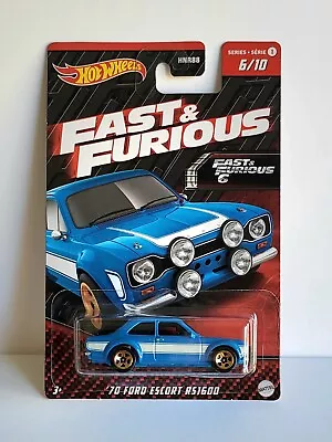 Buy Hot Wheels Fast & Furious '70 Ford Escort RS1600 • 8.50£