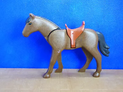 Buy Playmobil LS-13 Horse Figure & Saddle Western Stable Castle Farm • 3.49£