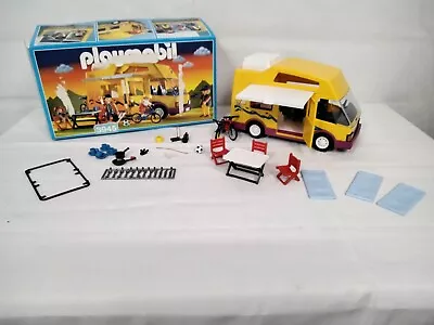 Buy Boxed Playmobil 3945 Yellow Leisure Vacation Camper Van Motorhome. • 25£