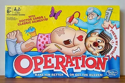 Buy Hasbro Gaming Classic Operation Game, Electronic Board Game Ages 6+ • 8.95£