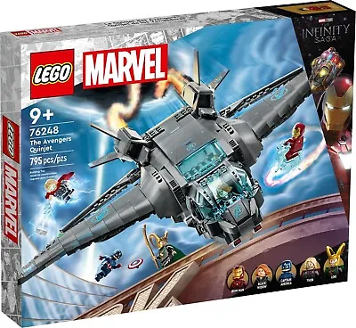 Buy LEGO Marvel: The Avengers Quinjet (76248) BRAND NEW & SEALED • 75.99£